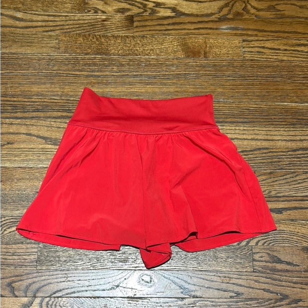 All in Motion Red High Waist Athletic Shorts